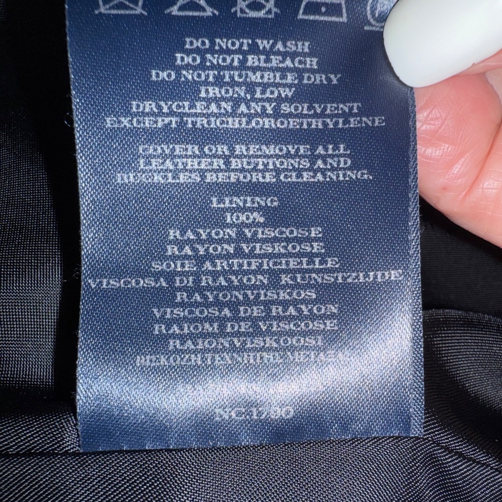 Burberry Black Wool Cashmere Long Coat 4 - Picture 9 of 12